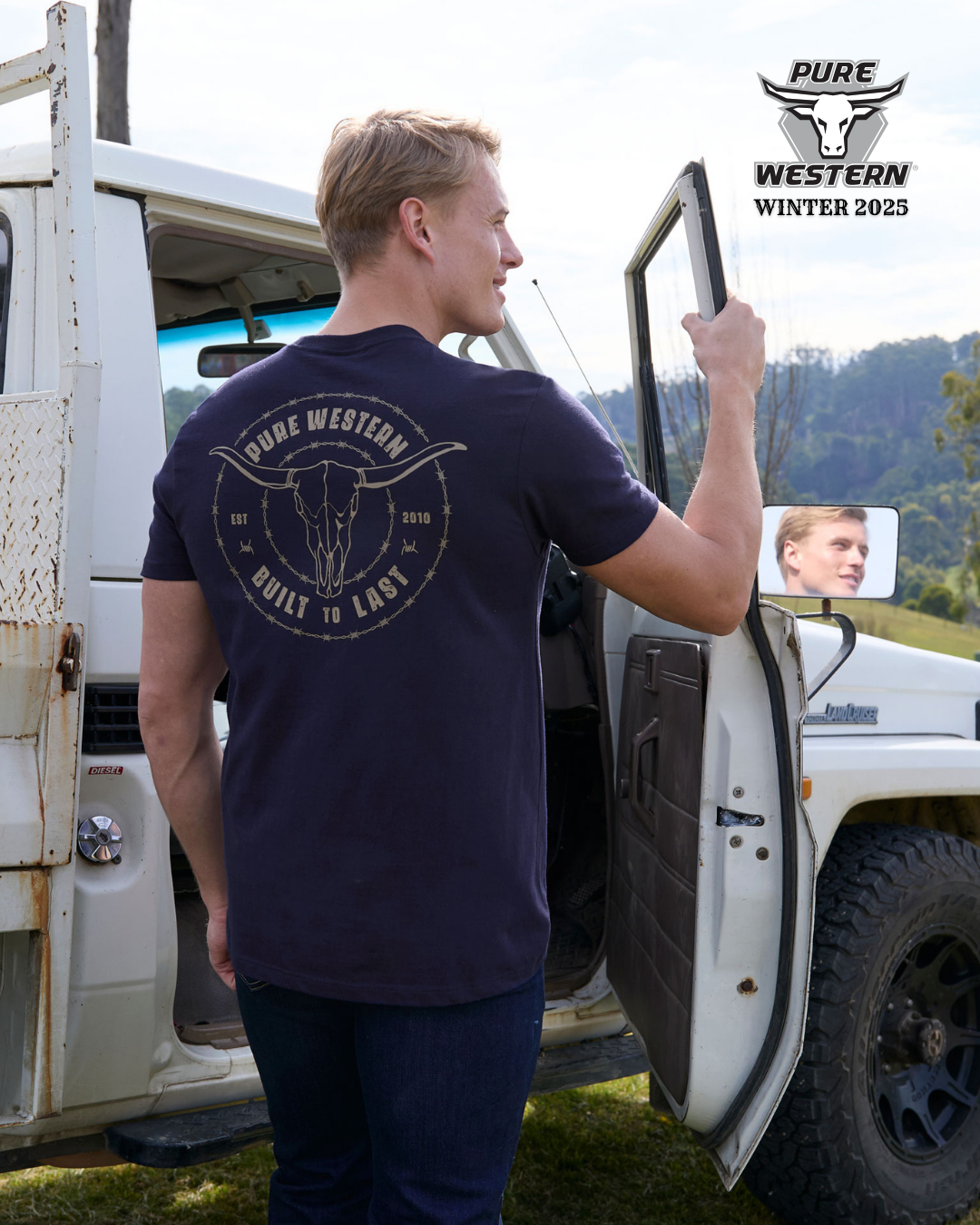 Pure Western Mens Walker Short Sleeve Tee - Christmas Sale