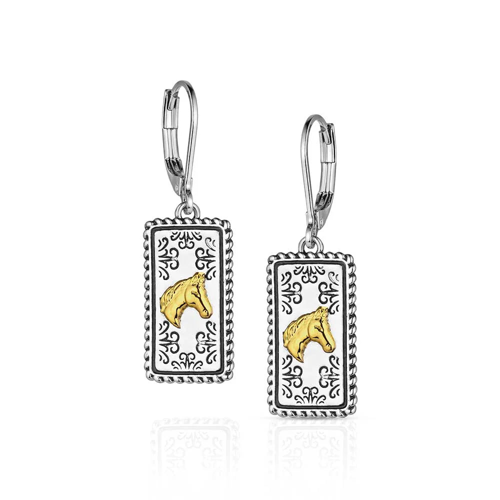 Montana Silversmith - Regal Rider Earrings | Giftware - Jewellery | Saddleworld Ipswich