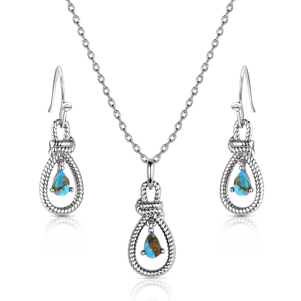 Montana Silversmith - Turquoise Drop Jewellery Set | Giftware - Jewellery | Saddleworld Ipswich