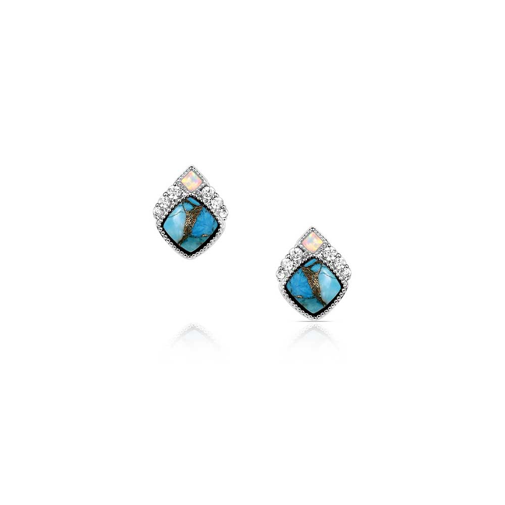 Montana Silversmith Crowned Glacier Earrings | Giftware - Jewellery | Saddleworld Ipswich