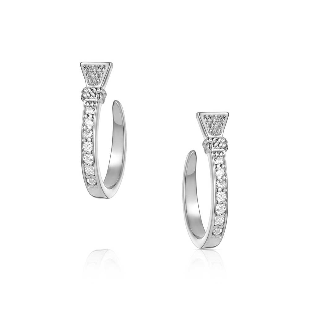 Montana Silversmith Horseshoe Nail Hoop Earrings | Giftware - Jewellery | Saddleworld Ipswich