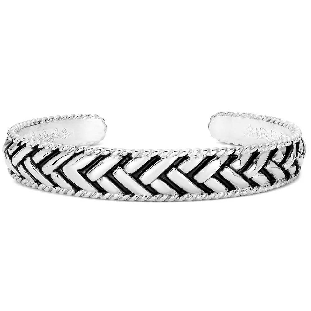 Montana Silversmith Midnight Weave Cuff  | Giftware - jewellery | Saddeworld Ipswich