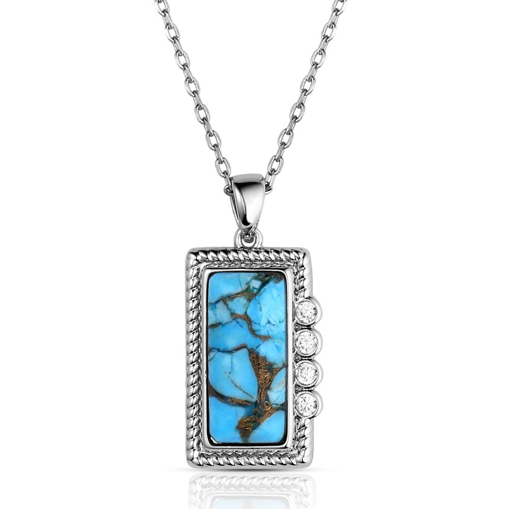 Montana Silversmiths - Summer Rain Turquoise Necklace | Giftware - Jewellery | Saddleworld Ipswich