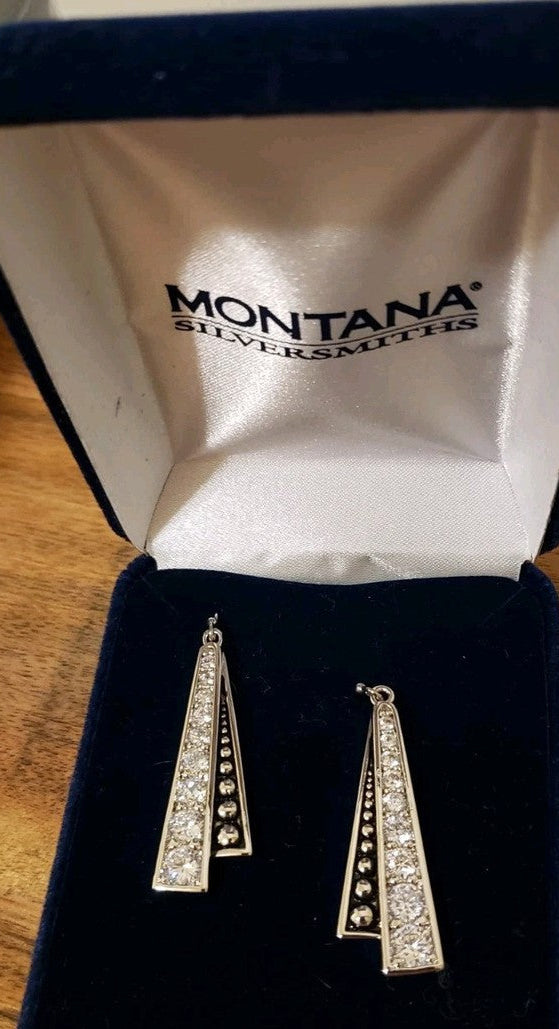 Montana Silversmiths Earrings - Western Deco Trail | Giftware - Jewellery | Saddleworld Ipswich