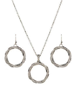 Montana Silversmiths Jewellery Set - Twisted Coil | Giftware -Jewellery | Saddleworld Ipswich