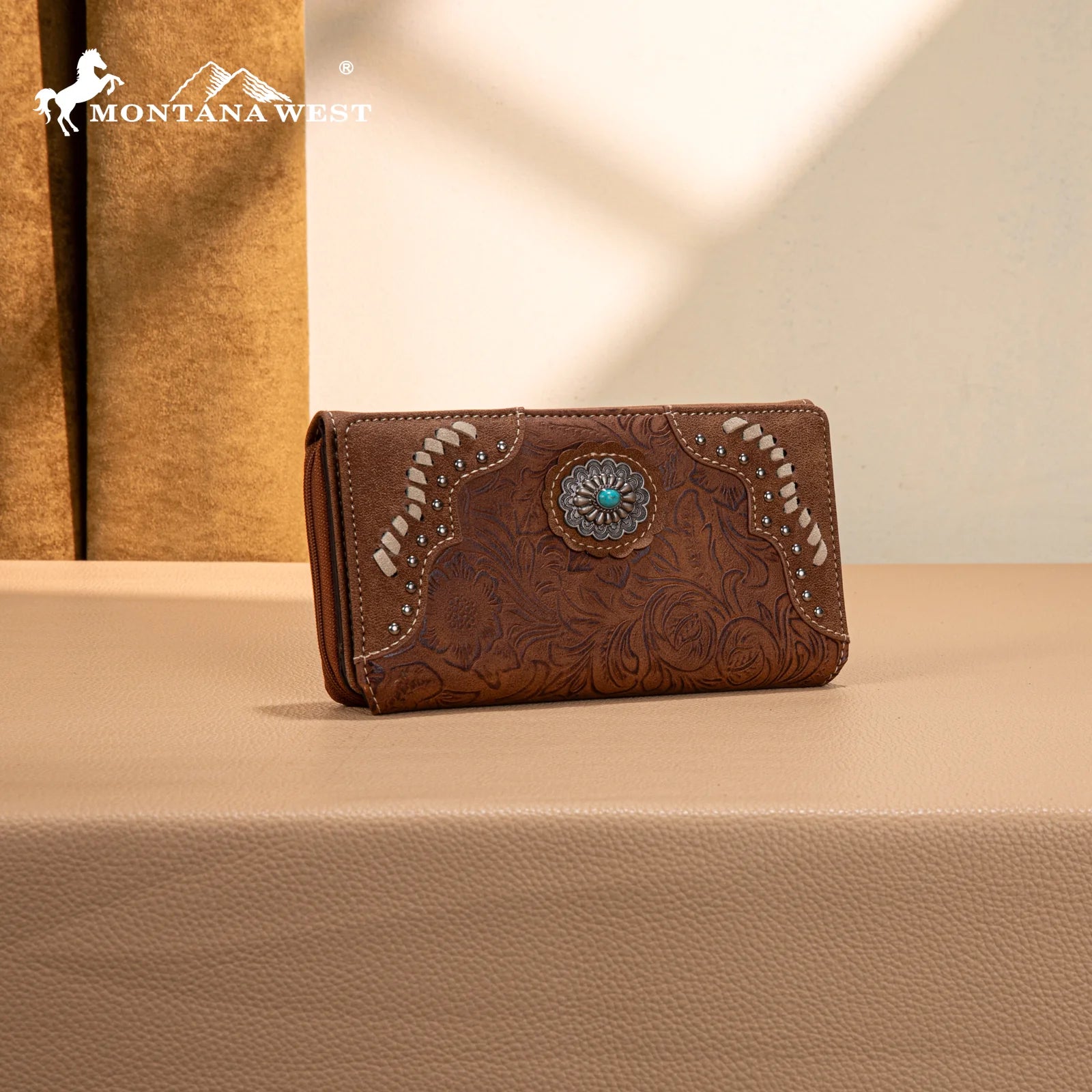 Montana West Embossed Collection Wallet