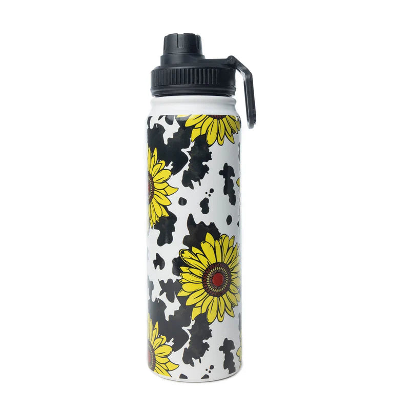Moo &amp; Bloom Stainless Steel Water Bottle | Giftware - Accessories | Saddleworld Ipswich