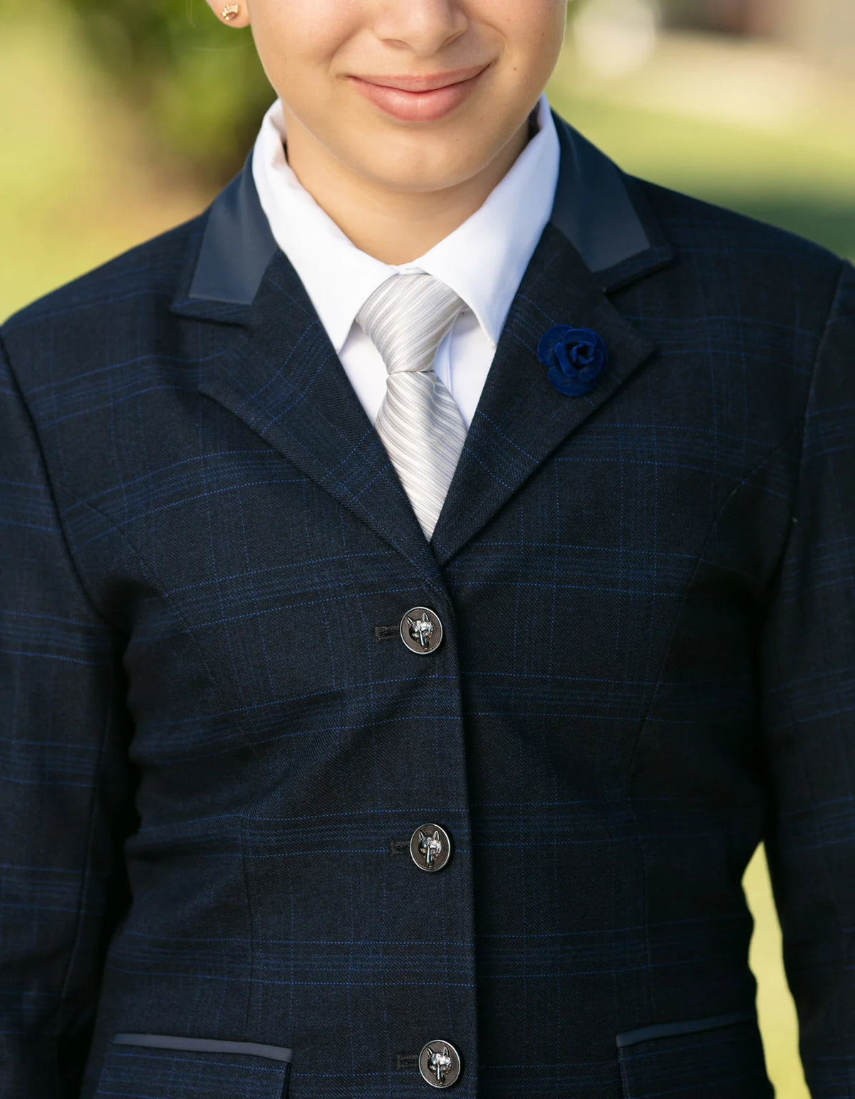 Giddy Up Girl Imogen Navy Hunter Jacket