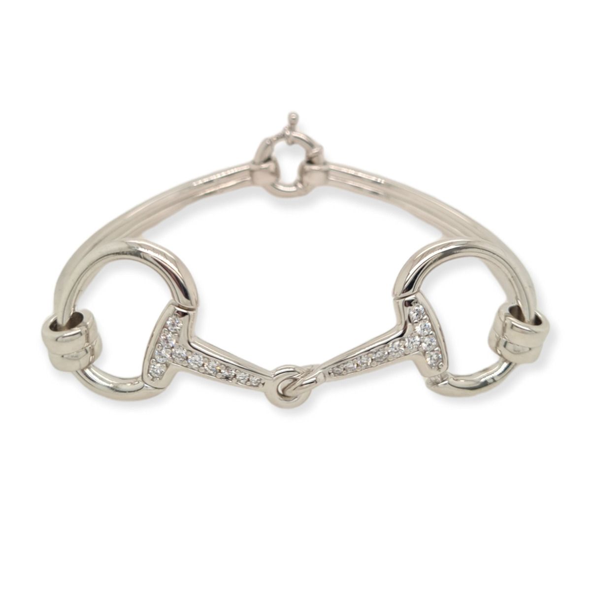 Mountain Creek Jewellery Bracelet SS and CZ Bit Bolt | Giftware - Jewellery | Saddleworld Ipswich