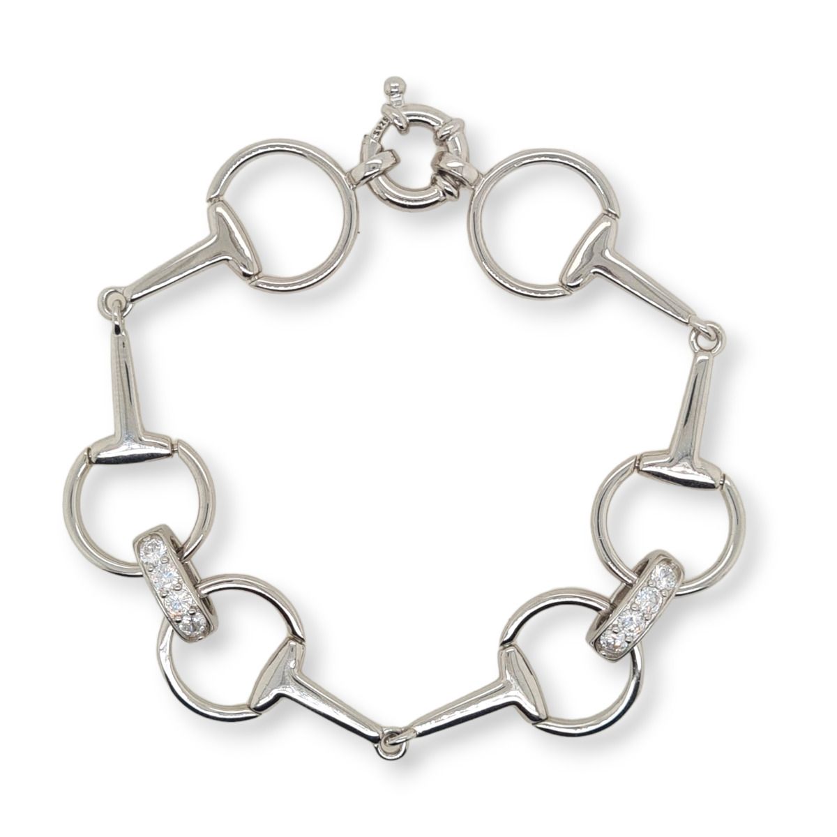 Mountain Creek Jewellery Bracelet Sterling Silver Snaffle Bit | Giftware - Jewellery | Saddleworld Ipswich