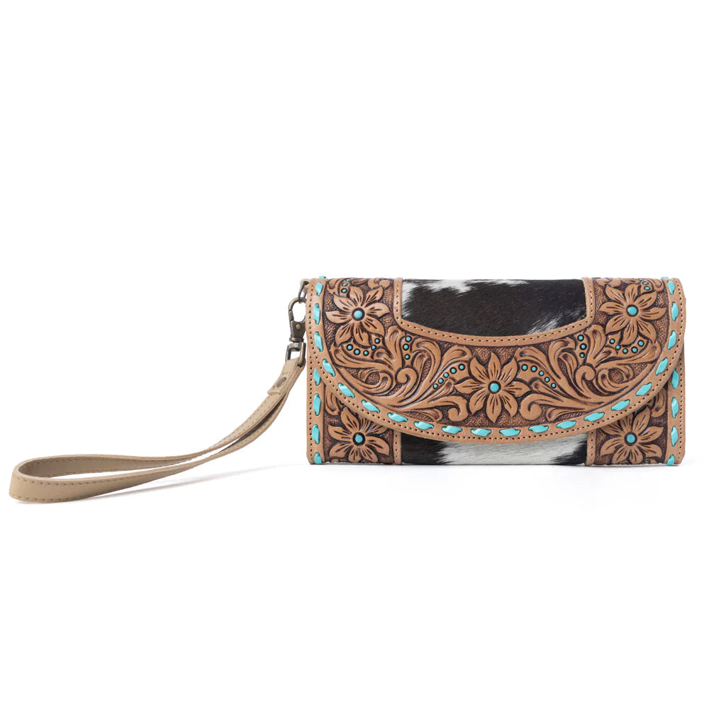Myra Stoneflower Harion Leather Wmns Wallet in Onyx Pearl | Giftware - Handbag | Saddleworld IPswich