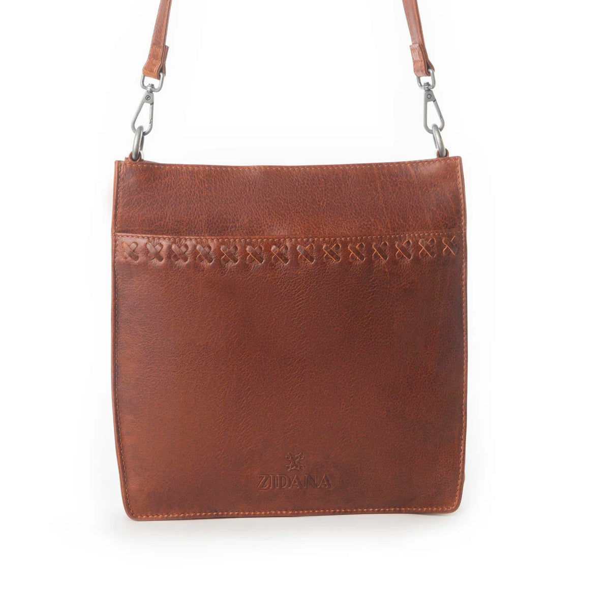 Myra Zidana Mirelle Woven Veg Tanned Leather Sling Bag in Aged Copper | Giftware - Handbag | Saddleworld Ipswich