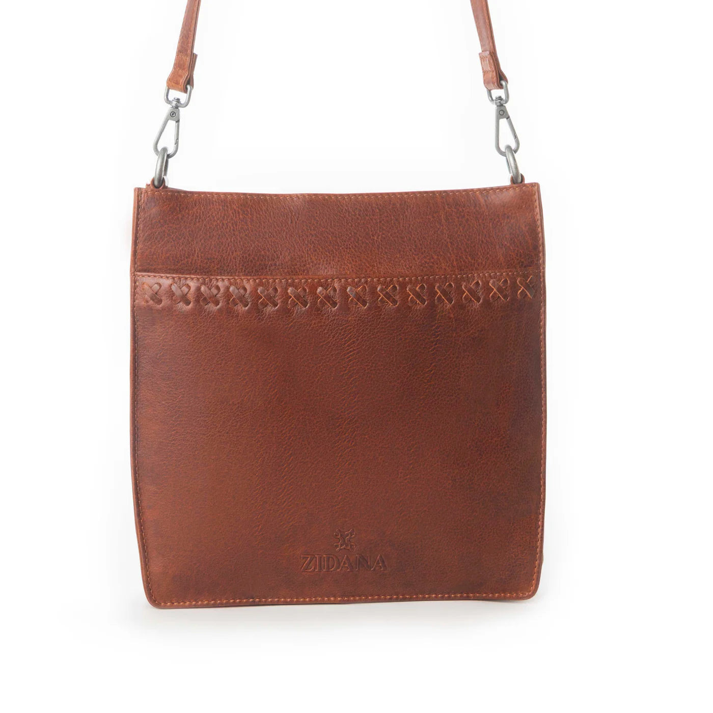 Myra Zidana Mirelle Woven Veg Tanned Leather Sling Bag in Aged Copper | Giftware - Handbag | Saddleworld Ipswich