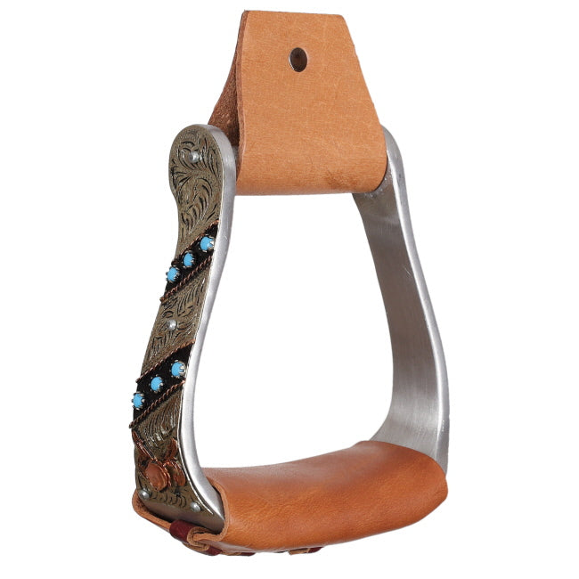Showman Southwest Luxe Aluminium Stirrups