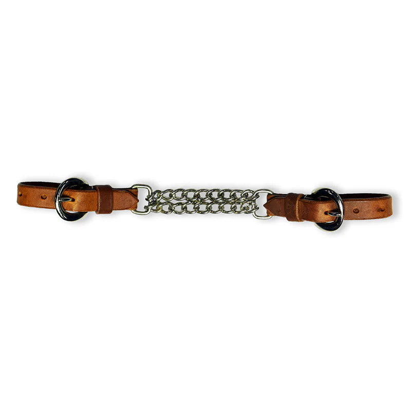 Ezy Ride Curb Strap Double Chain Harness