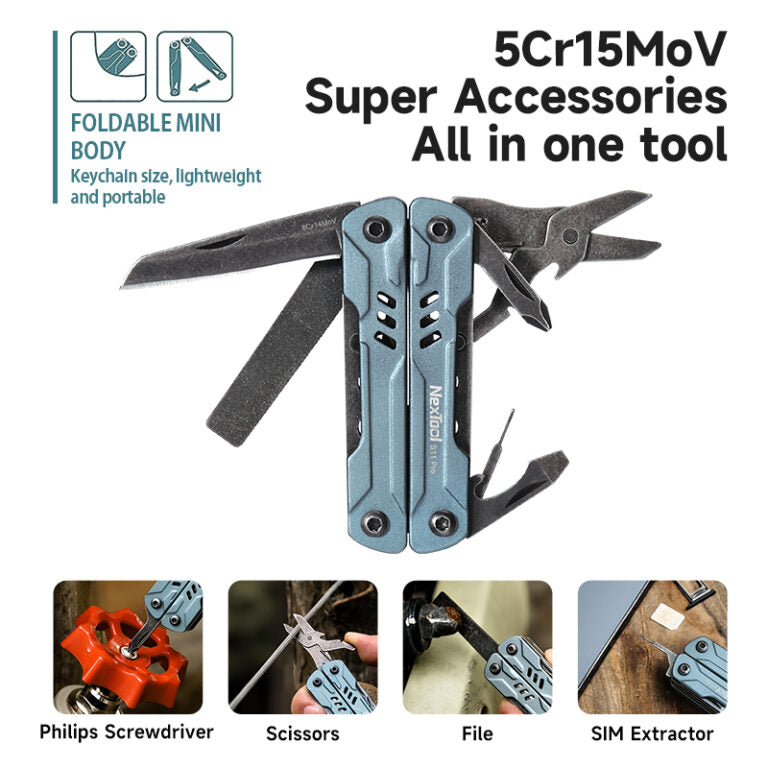NexTool Mini Sailor S11 Pro Key Ring Multi-Tool