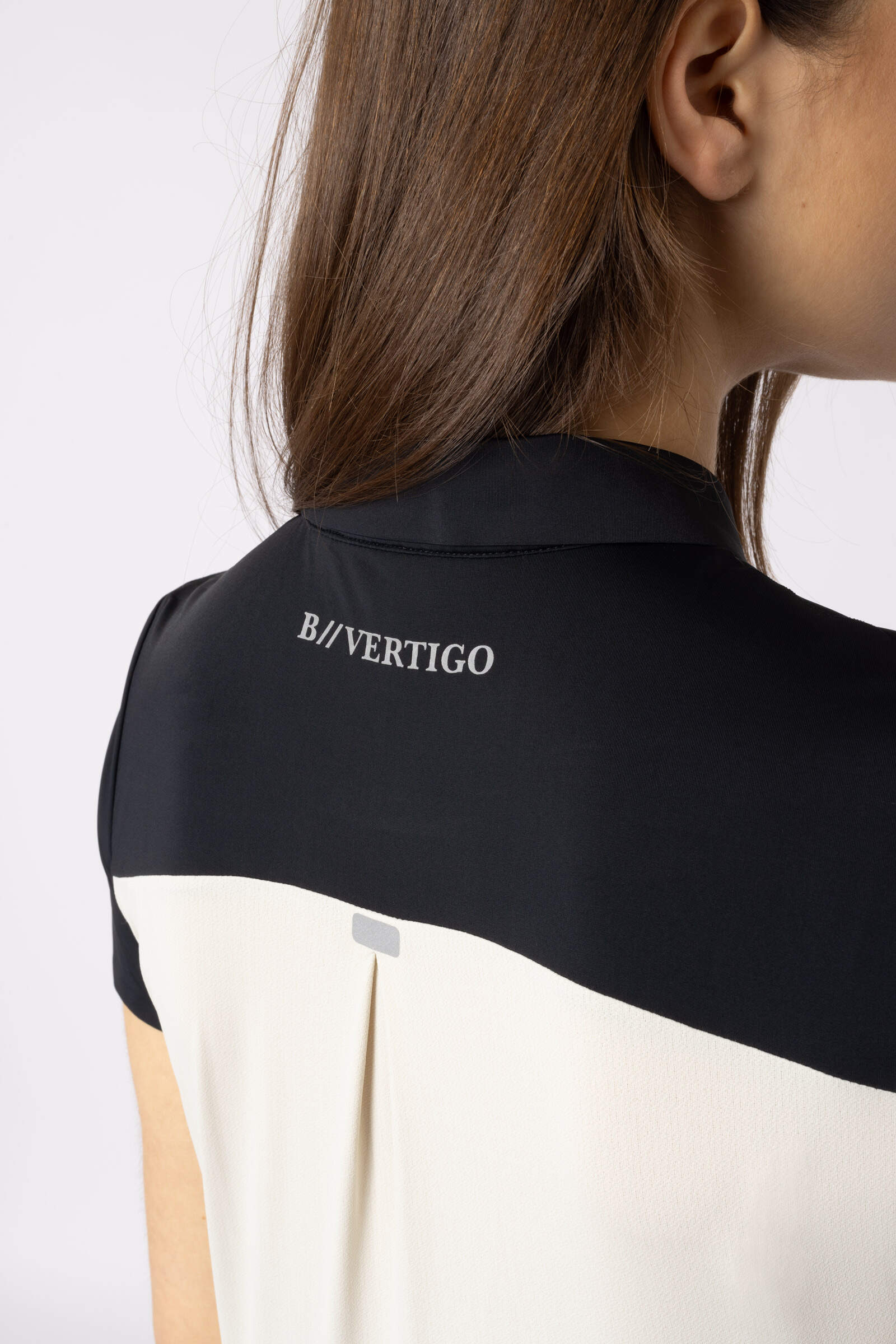 B Vertigo Daphne Ladies Seamless Polo Shirt - Black Friday Sales