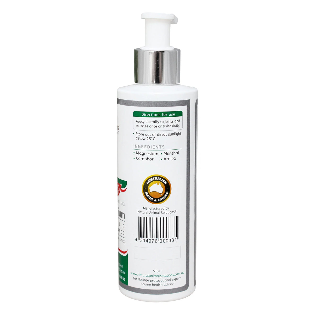 Natural Animal Solutions Ultra Magnesium Gel 200ml