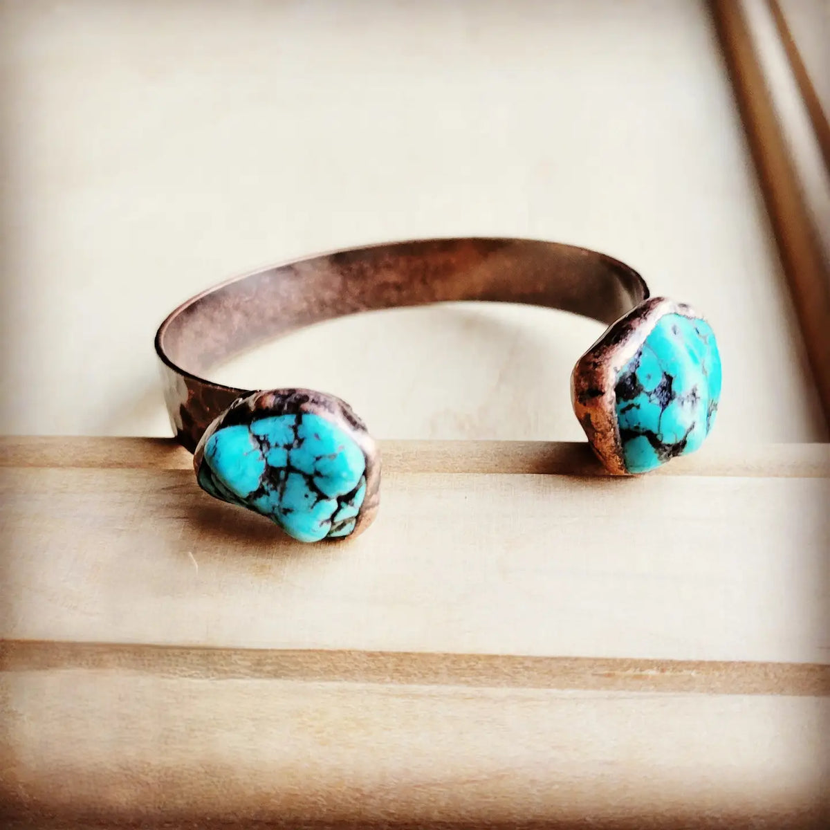 Natural Turquoise Cuff Bangle Bracelet | Giftware - Jewellery | Saddleworld Ipswich