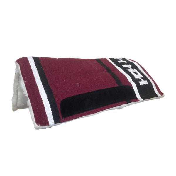 Navaho Sioux Show Pad Burgundy | Horse Supplies - Western Pads | Saddleworld Ipswich