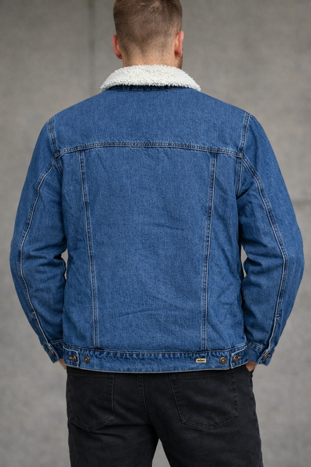 Outback Supply Co - Mens Sherpa Denim Jacket | Country Clothing - Mens Winter | Saddleworld Ipswich