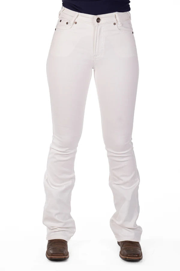 Hitchley and Harrow Ultra High Rise - White Competition Jeans