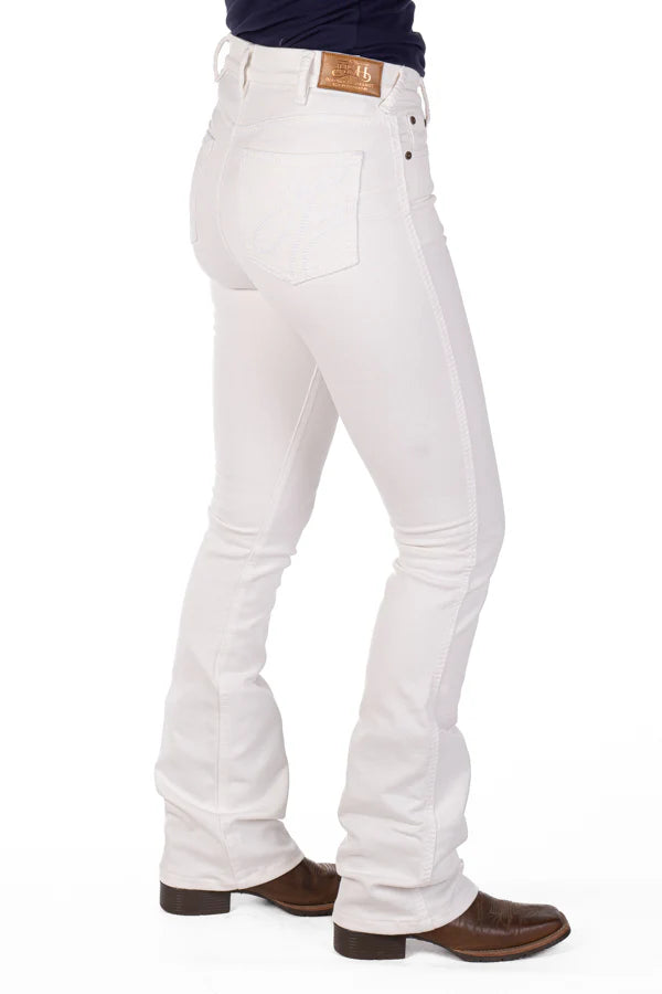 Hitchley and Harrow Ultra High Rise - White Competition Jeans