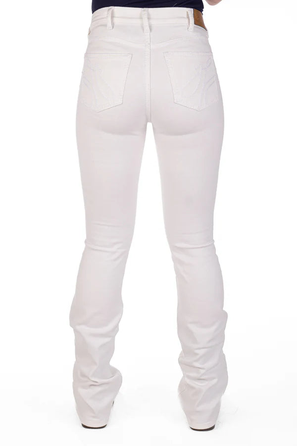 Hitchley and Harrow Ultra High Rise - White Competition Jeans