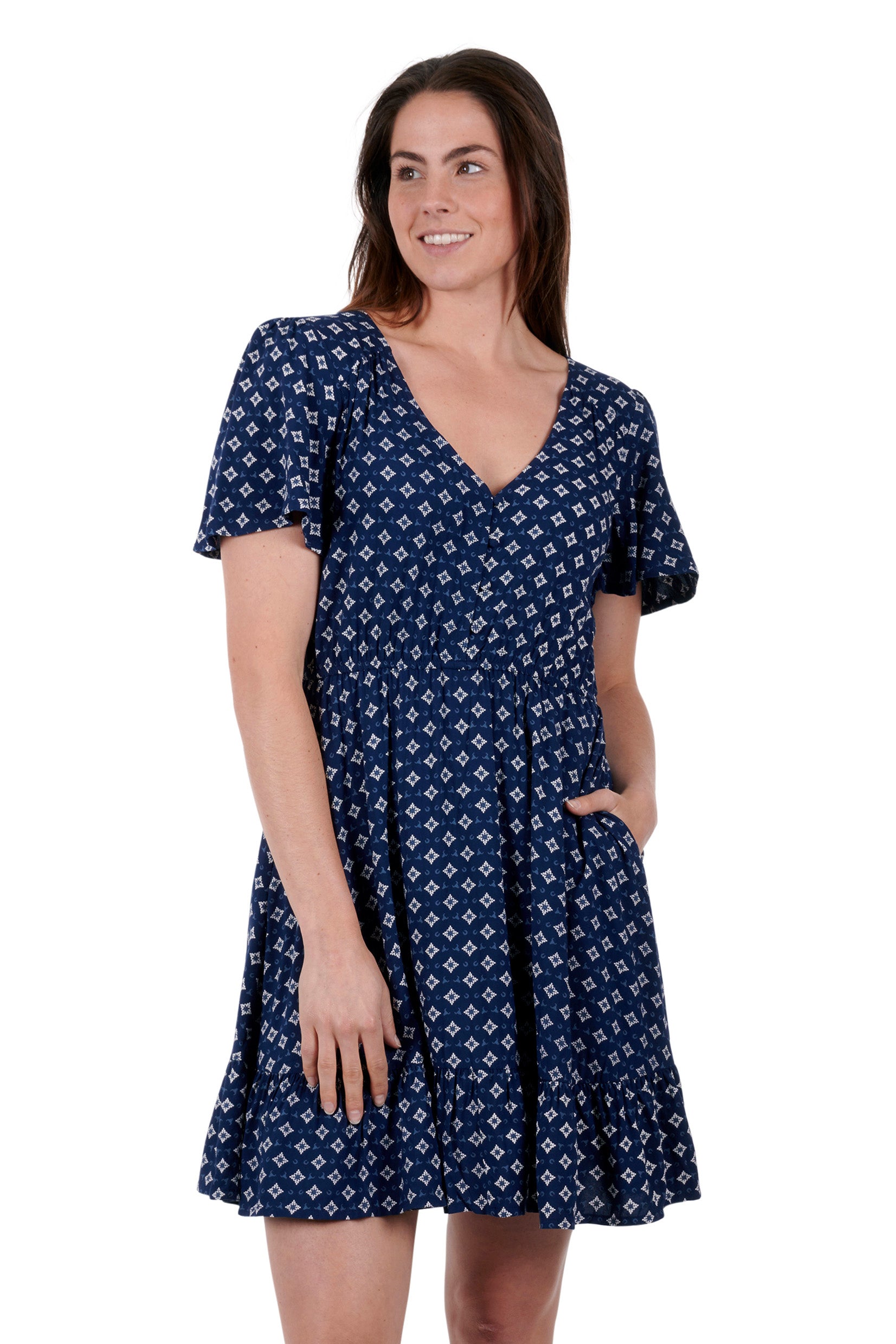 Pure Western Wmns Bethany SS Dress