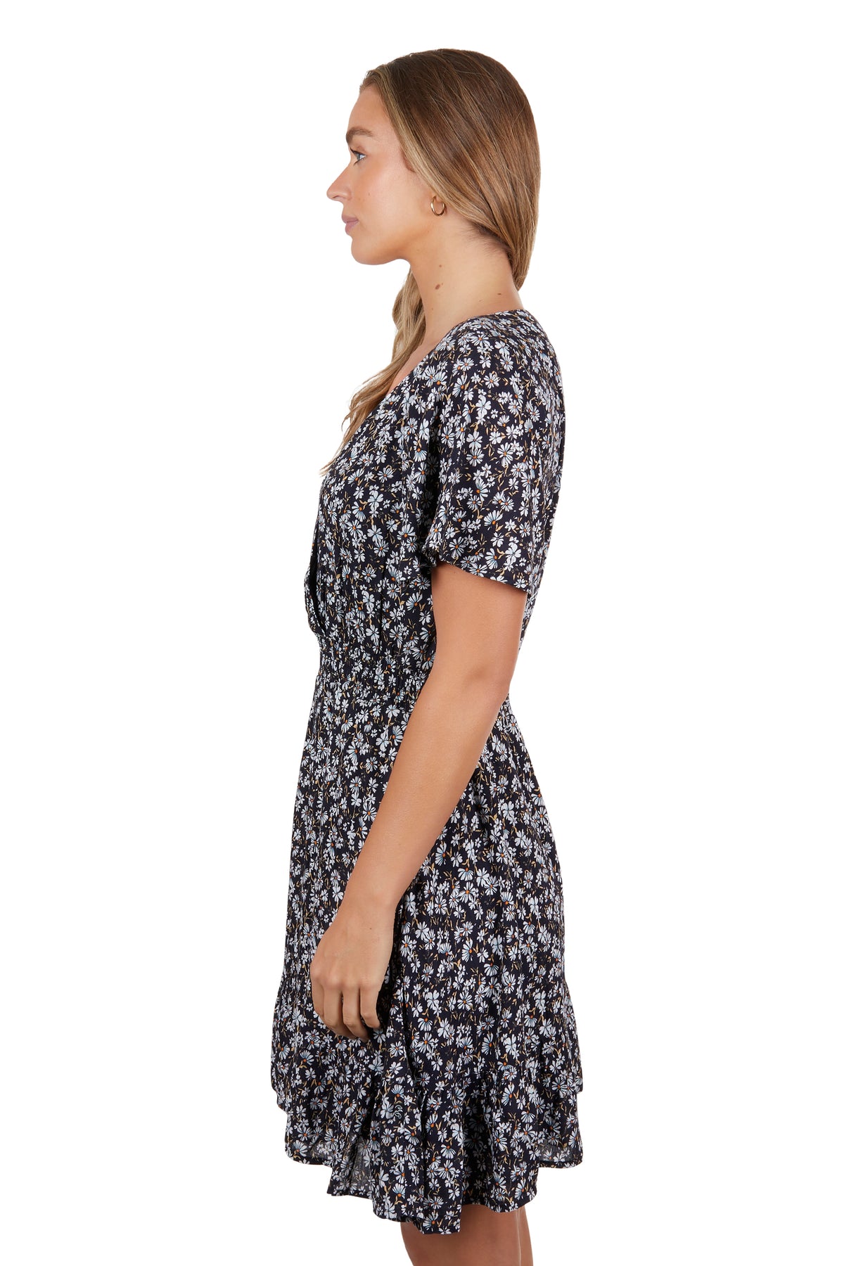 Pure Western Wmns Bronte SS Dress - Black Friday Sale