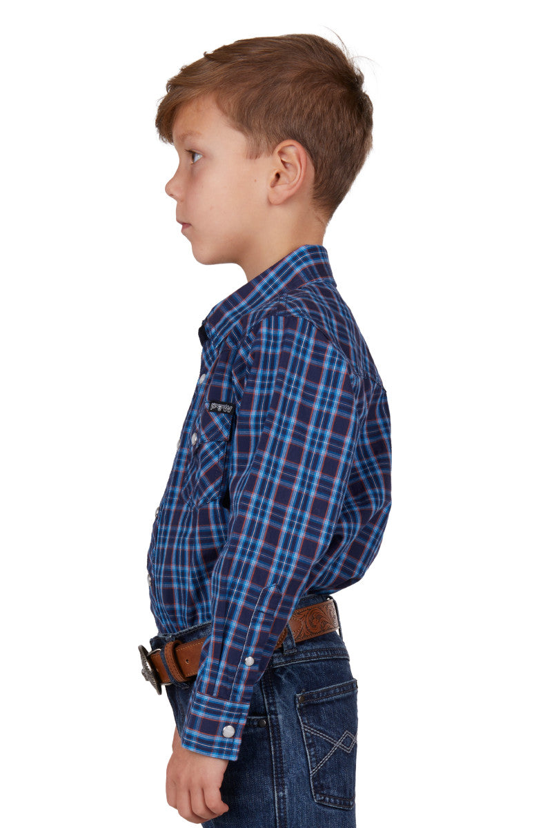 Pure Western Boys Rowan Long Sleeve Shirt