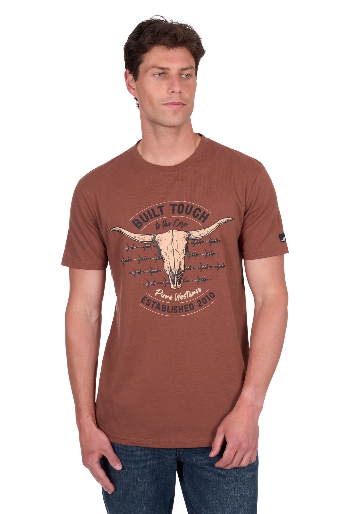 Pure Western Mens Frank SS Tee - EOFY Sale