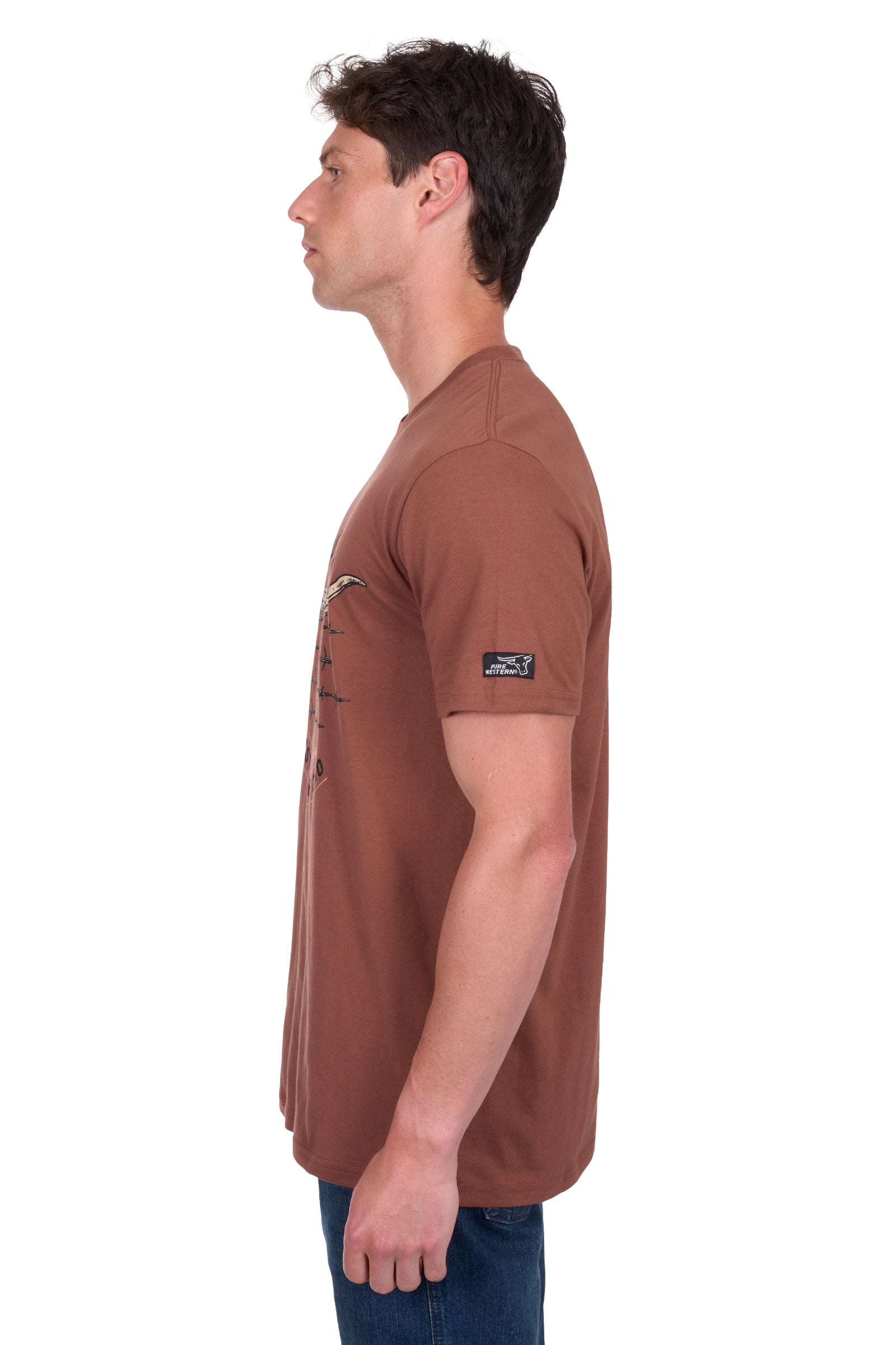 Pure Western Mens Frank SS Tee - EOFY Sale