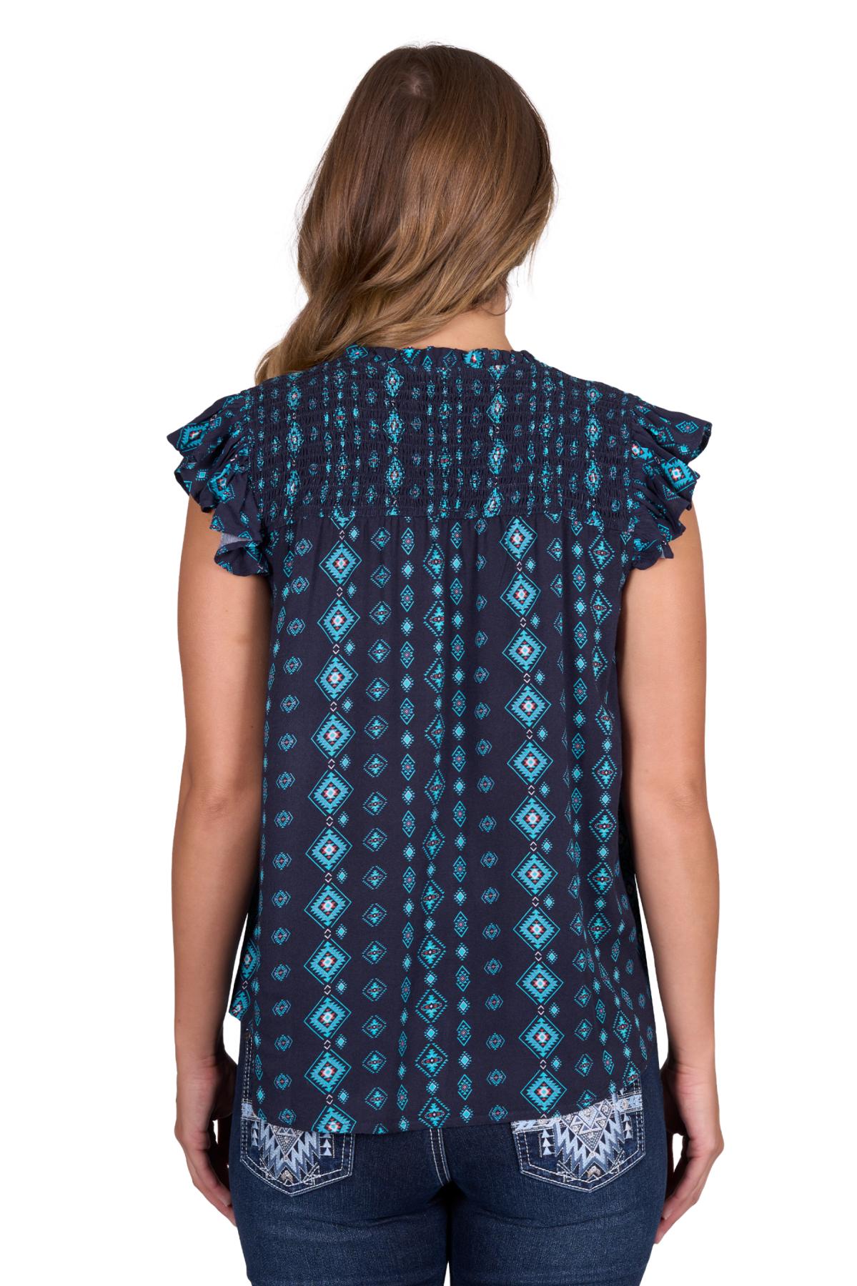 Pure Western Wmns Estella Sleeveless Blouse