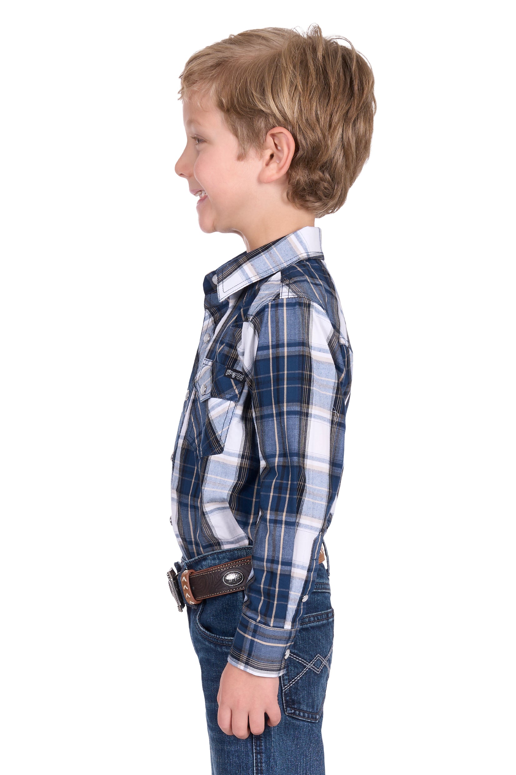 Pure Western Boys Nicholas LS Shirt