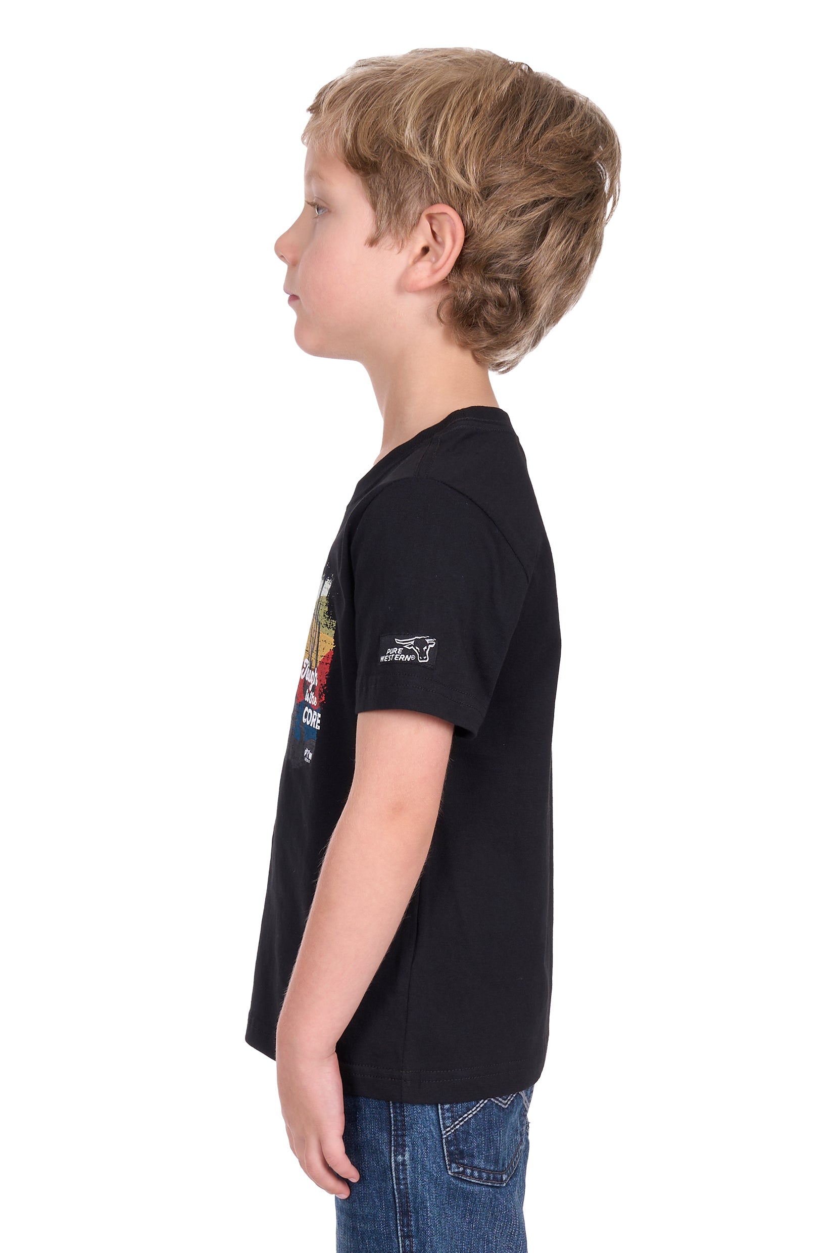Pure Western Boys Terry SS Tee