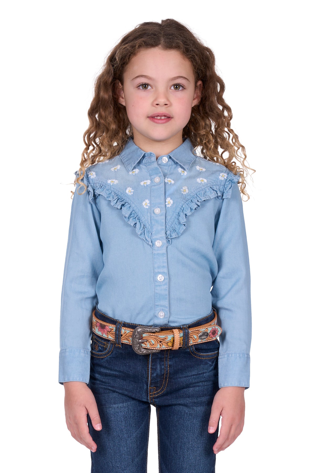 Pure Western Girls Pheobe LS Shirt