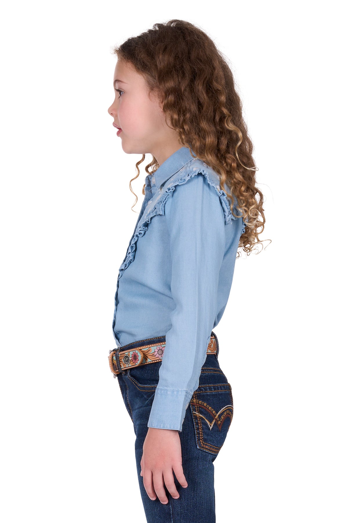 Pure Western Girls Pheobe LS Shirt