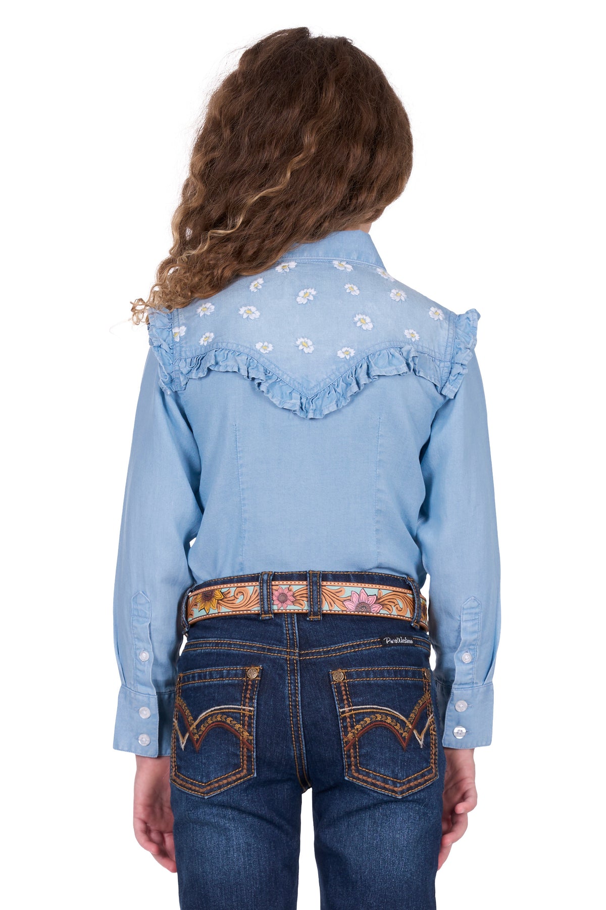 Pure Western Girls Pheobe LS Shirt
