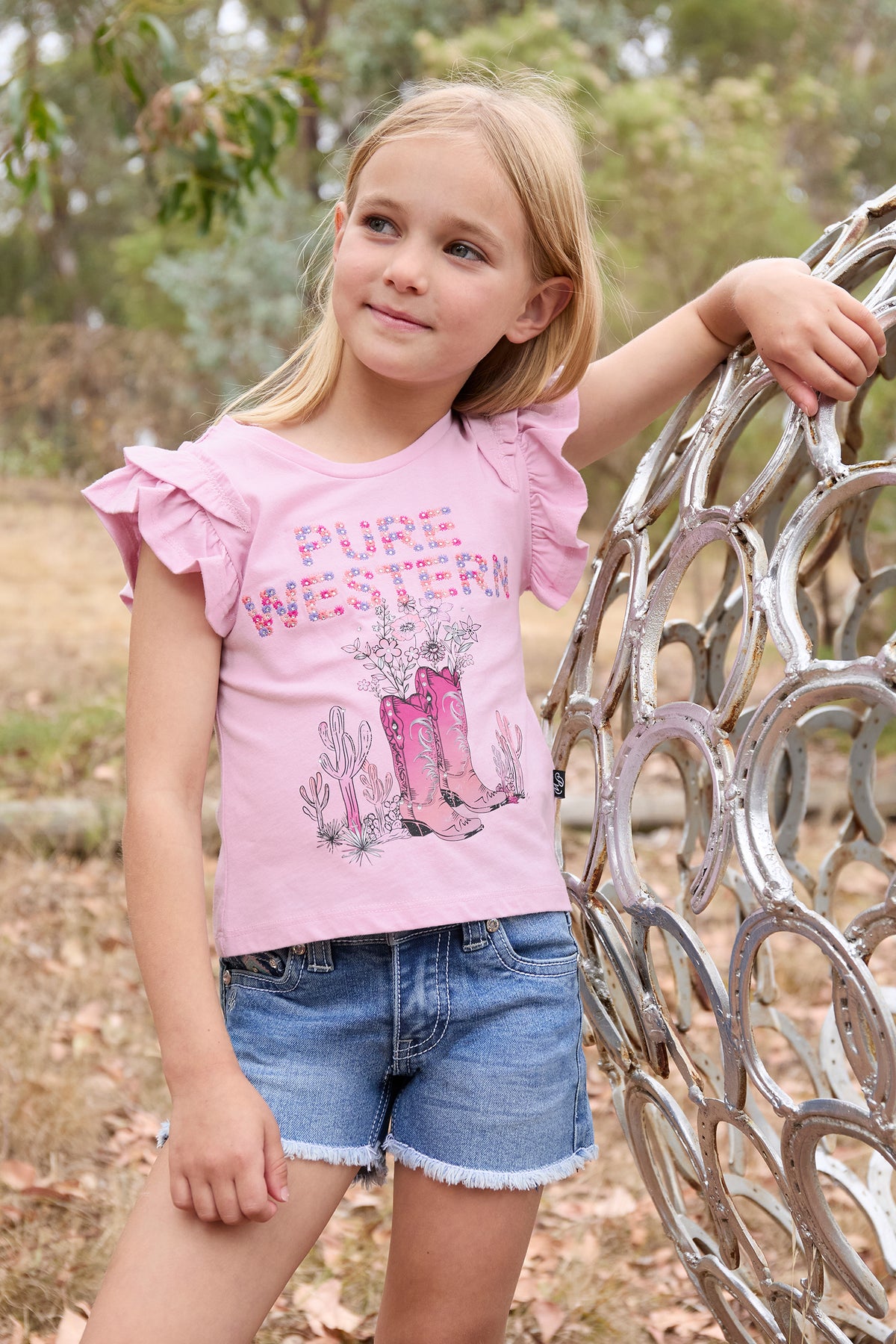 Pure Western Girls Pietta SS Tee