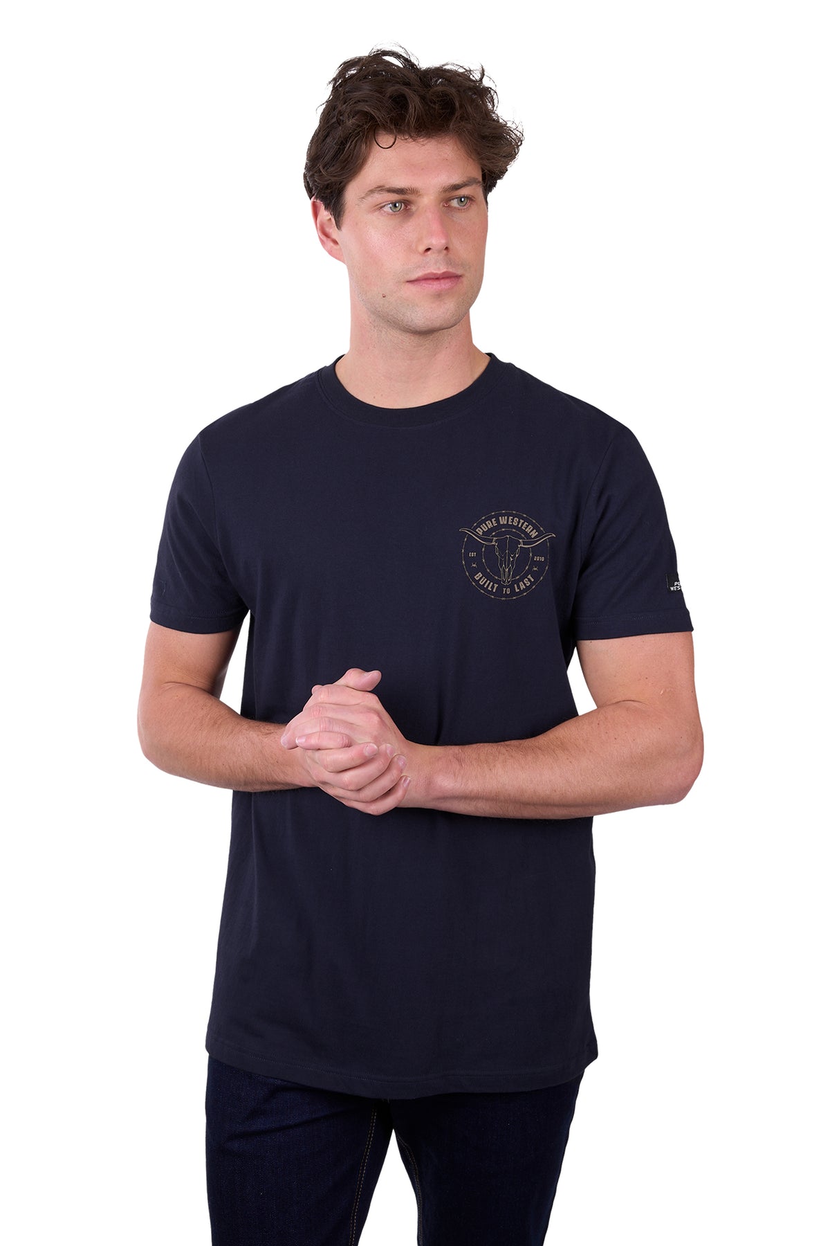 Pure Western Mens Walker Short Sleeve Tee - Christmas Sale