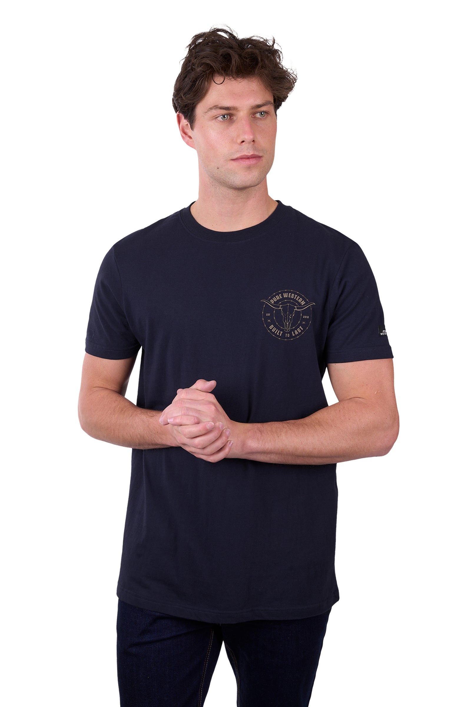 Pure Western Mens Walker Short Sleeve Tee - Christmas Sale