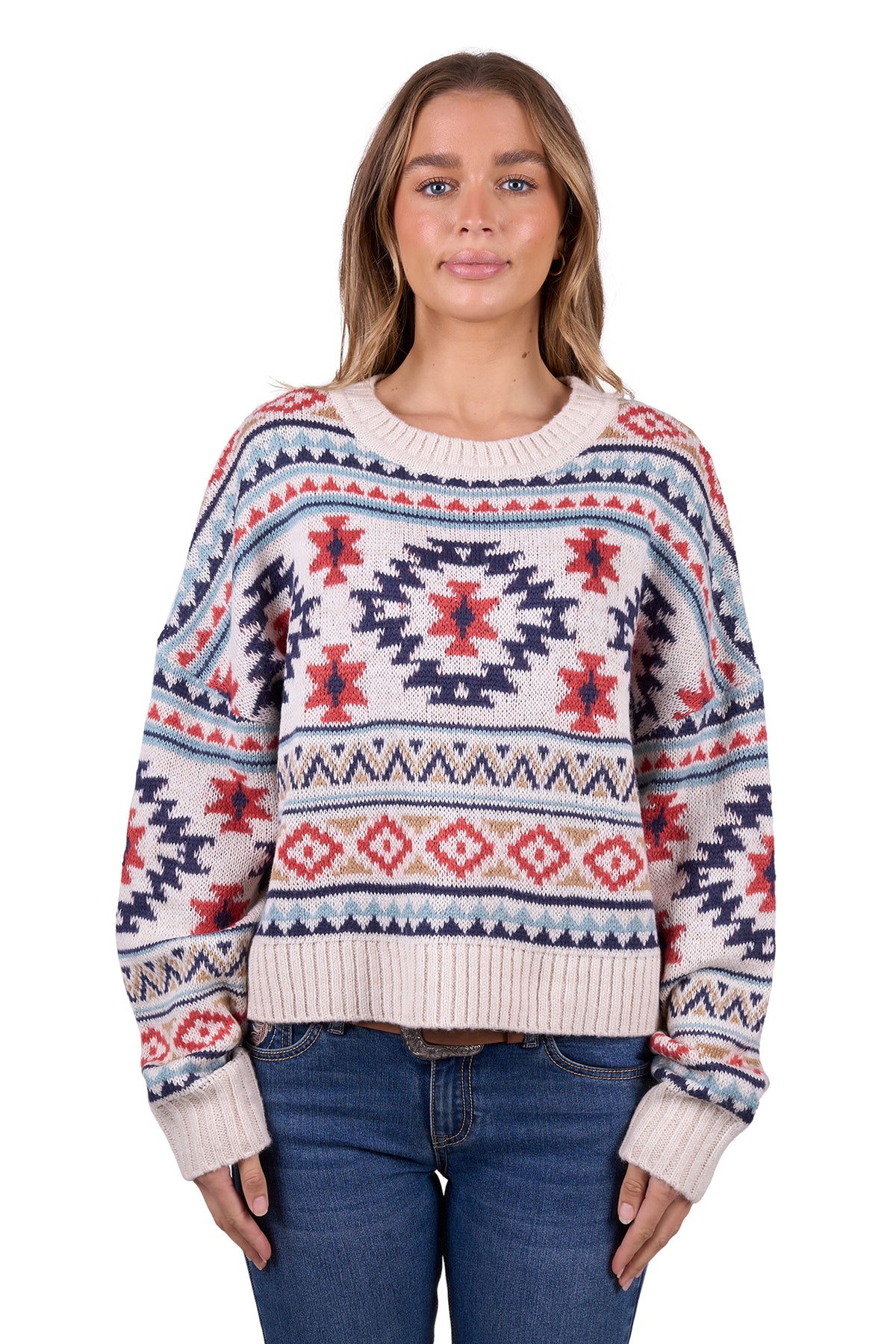 Pure Western Wmns Tracy Jumper - Winter Black Friday Sale