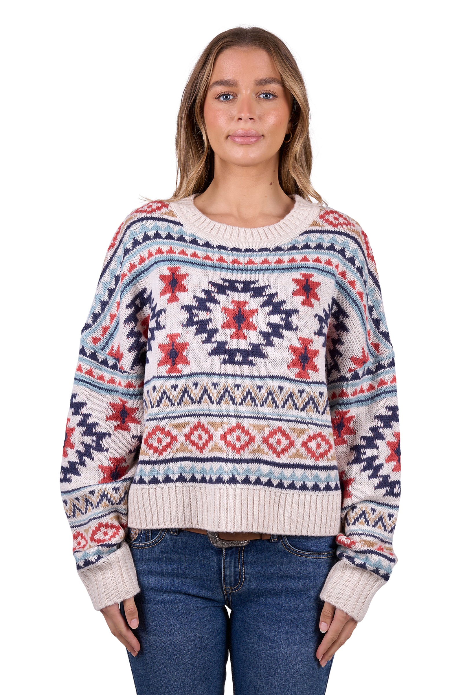 Pure Western Wmns Tracy Jumper - Winter Black Friday Sale
