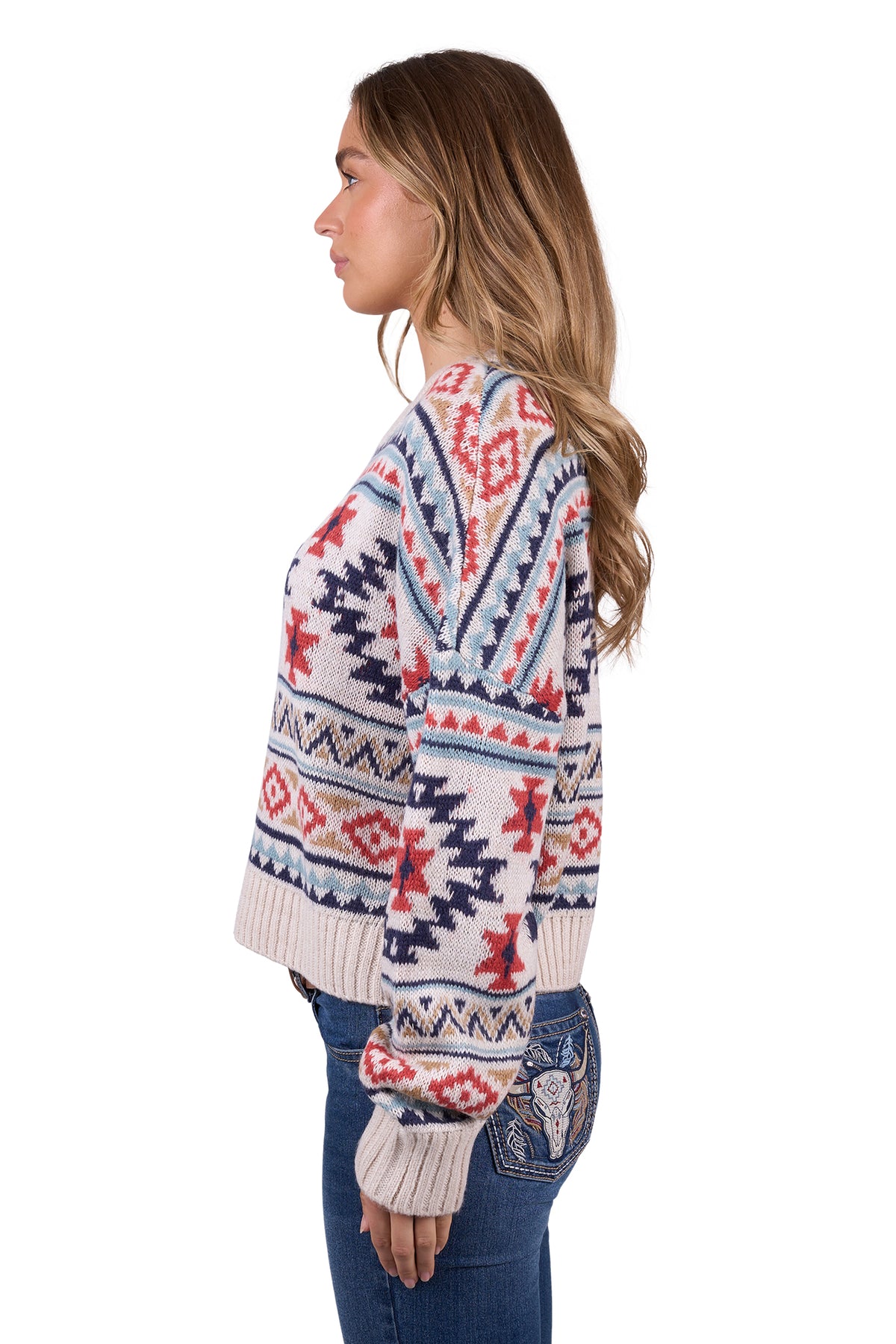 Pure Western Wmns Tracy Jumper - Winter Black Friday Sale