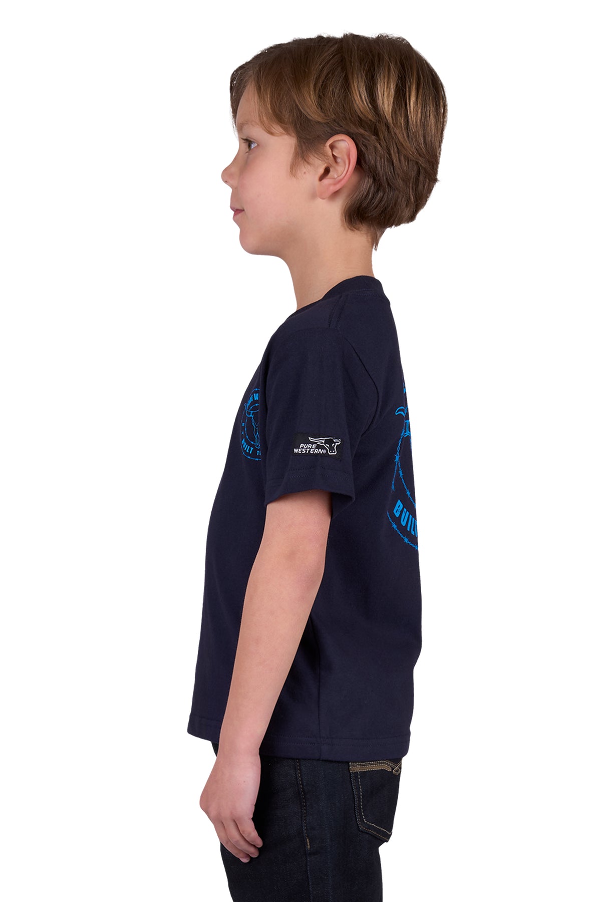 Pure Western Boys Walker Short Sleeve Tee - Summer Clearance