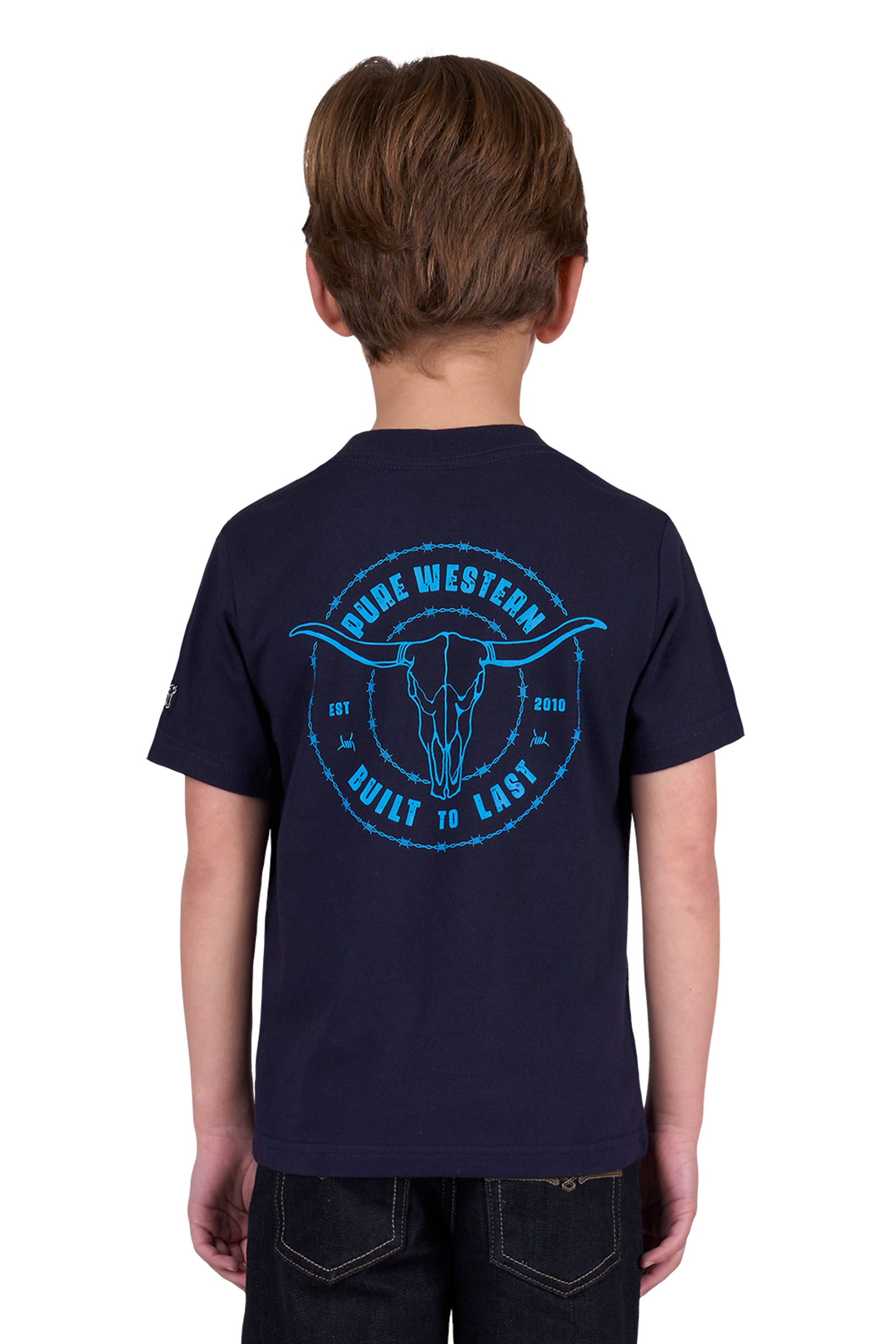 Pure Western Boys Walker Short Sleeve Tee - Summer Clearance