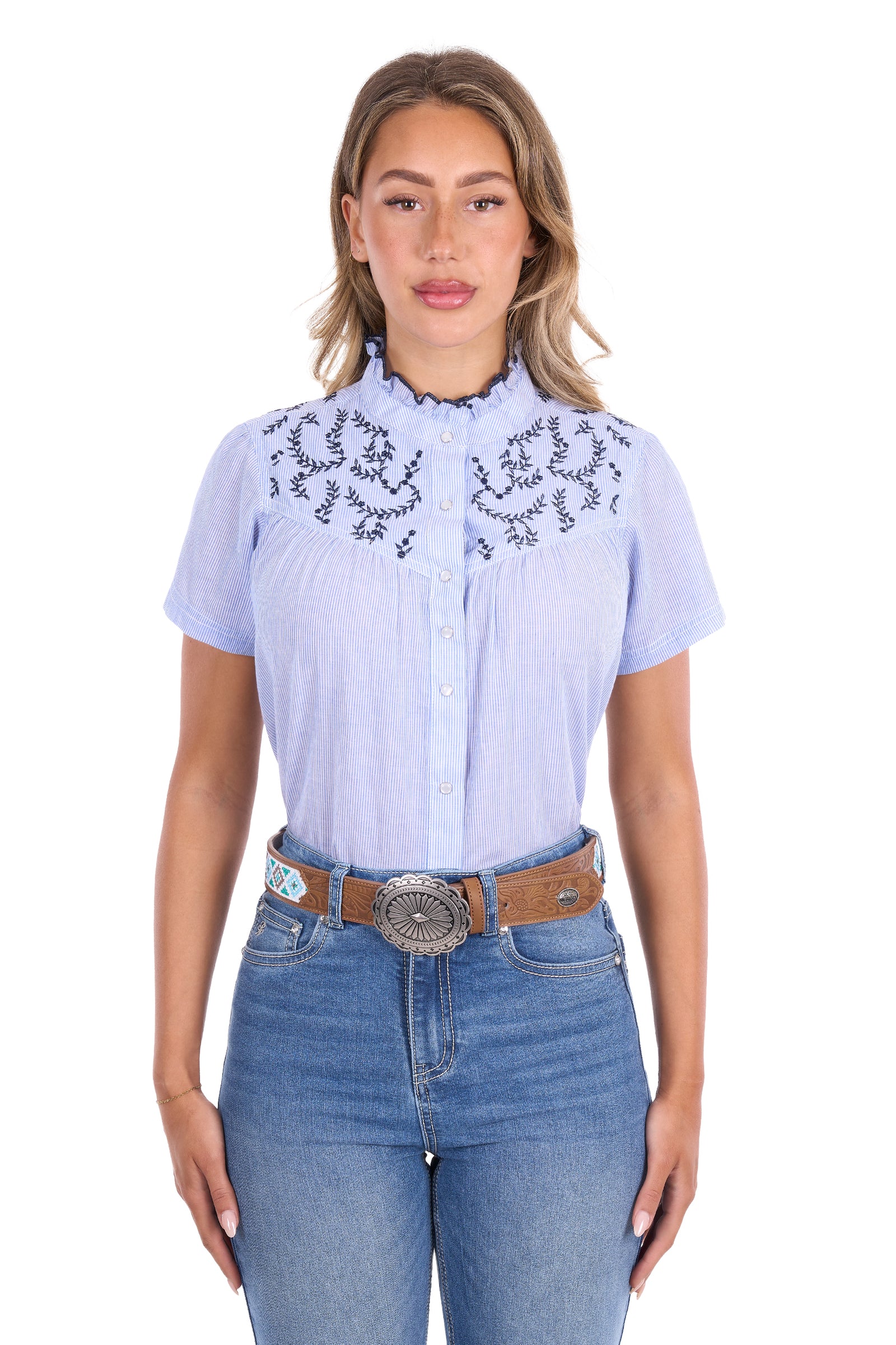 Pure Western Wmns Kara SS Shirt