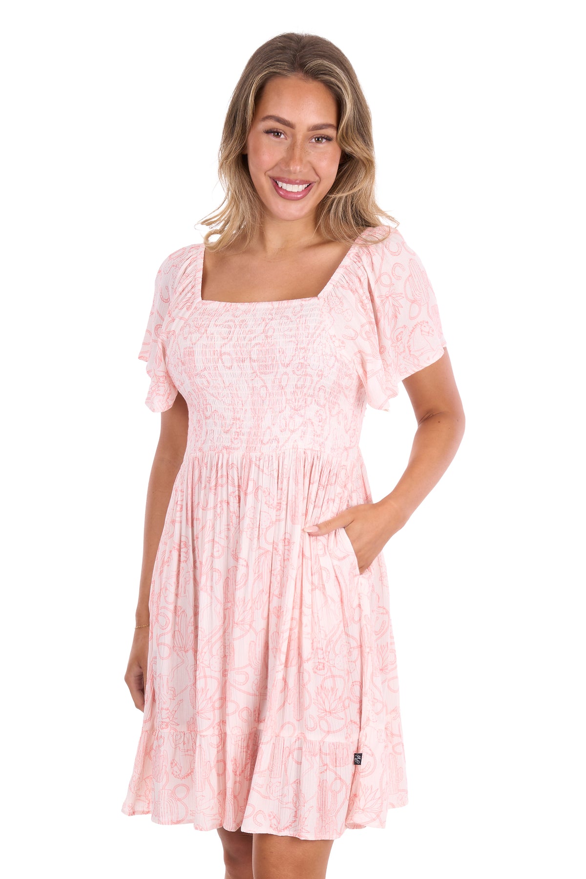 Pure Western Wmns Sara SS Dress