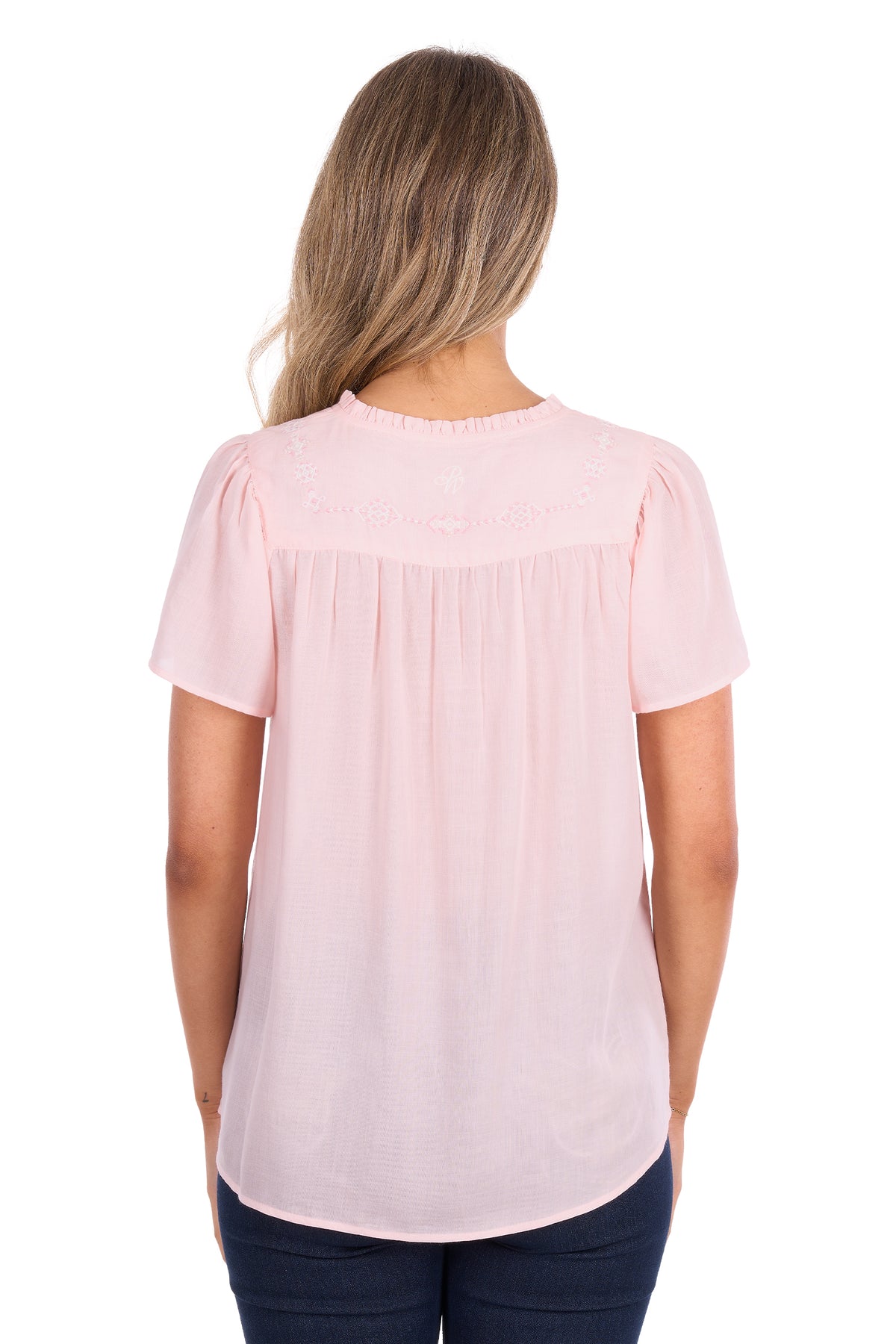 Pure Western Wmns Leslie SS Blouse